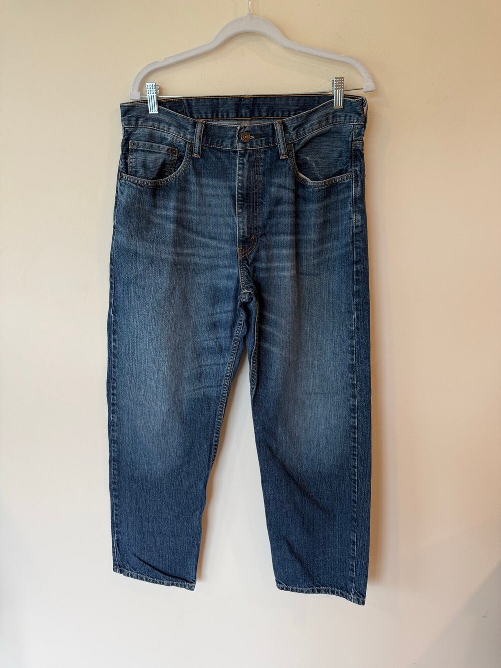 Levi's 550 Tapered Leg Jeans Men's SZ W34 L30 Blue Denim Relaxed Fit Medium Wash